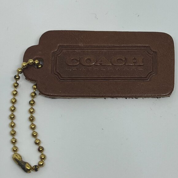 Vintage COACH LEATHER Hang Tag Classic Glove-Tanned Leather - Picture 2 of 4